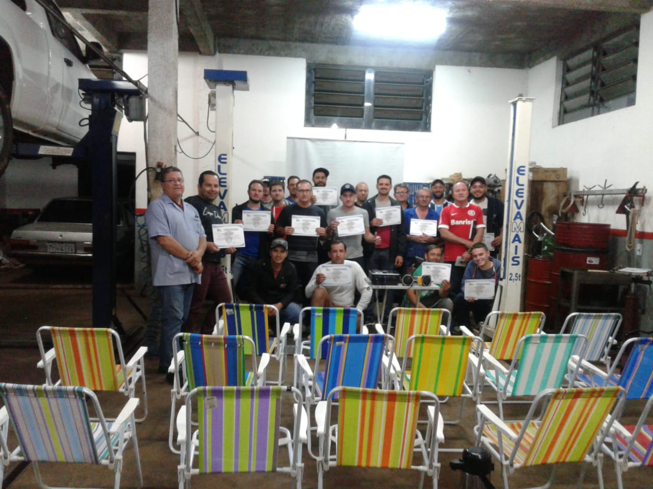 Realizado dias 18,20,25 e 26 de Março